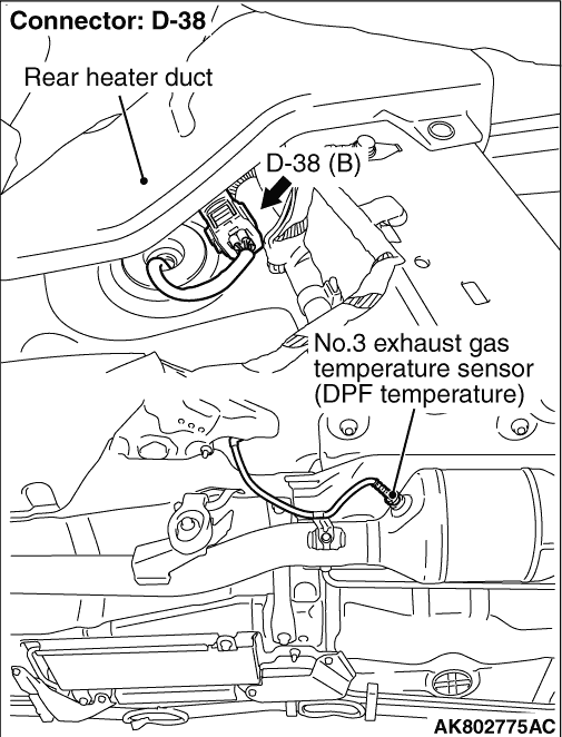 No. 3 Exhaust Gas Temperature Sensor 