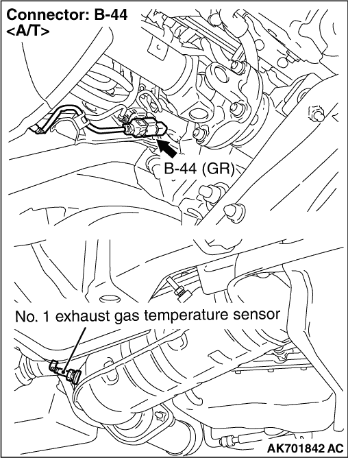 Code No P0546 No 1 Exhaust Gas Temperature Sensor Circuit High Input