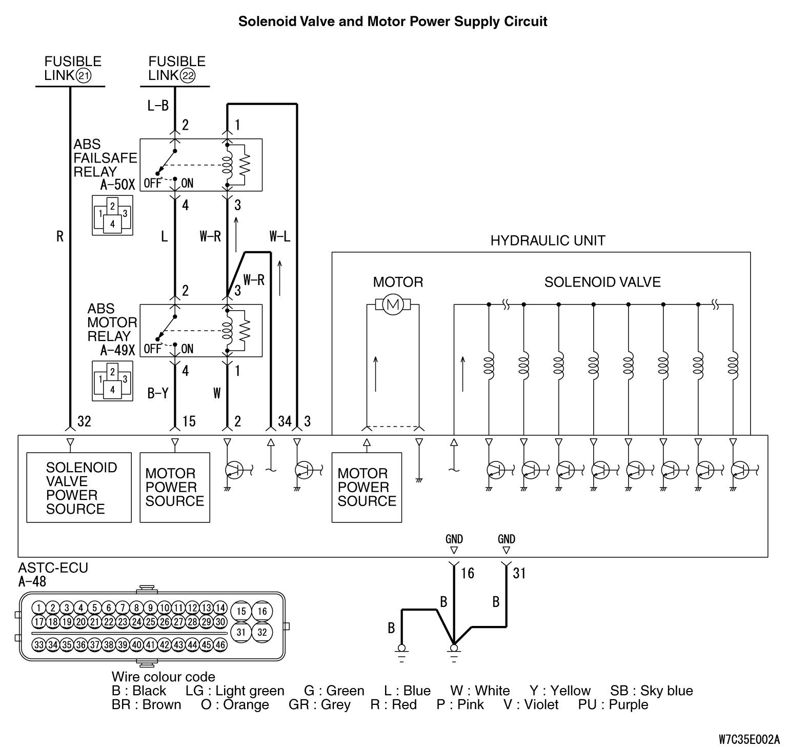 Code No. C1278: Solenoid valve relay (open circuit) Code No.C1279 ...